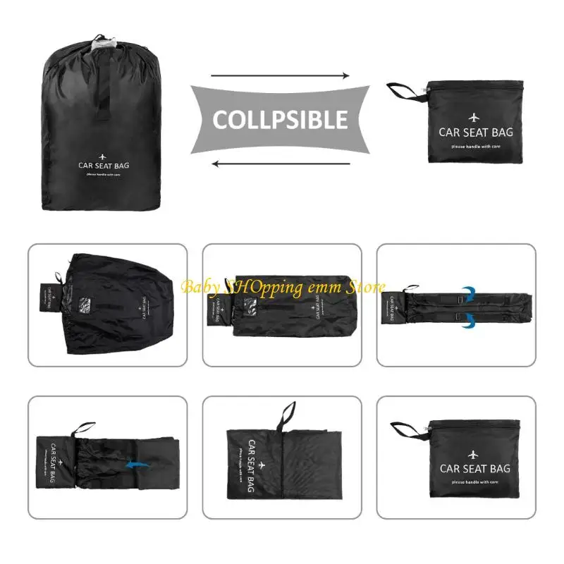 Bolsa viaje integral para asiento coche 23GD que ofrece protecciones, portabilidad y fácil mantenimiento, tela impermeable