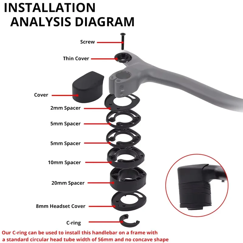 ULLICYC Creston IC 1:1 Integrated Cables Handlebar Road Bicycle Stopwatch Garmin Bracket Computer Stand Bike Accessorie