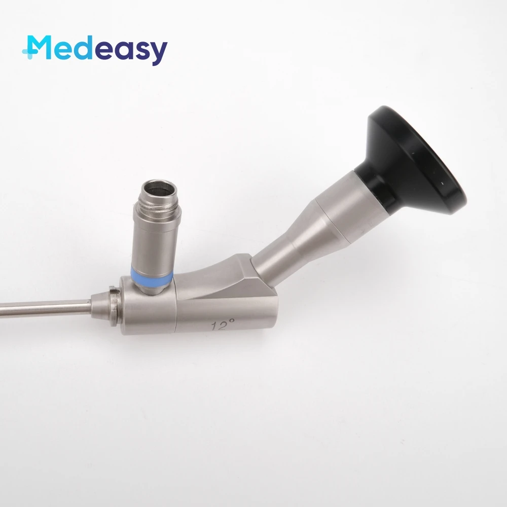 Laringoscopio de funcionamiento de 12 grados, laringoscopio rígido con retención automática