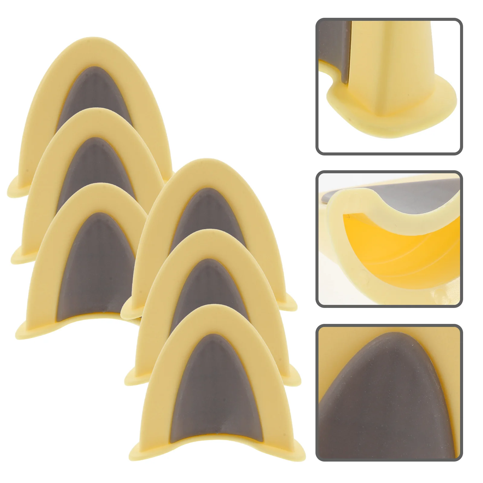 

3Pairs Cat Ear Decor Durable ABS Material Bright Color Easy Install Motorbike Kitten Ear Accessory Ornament