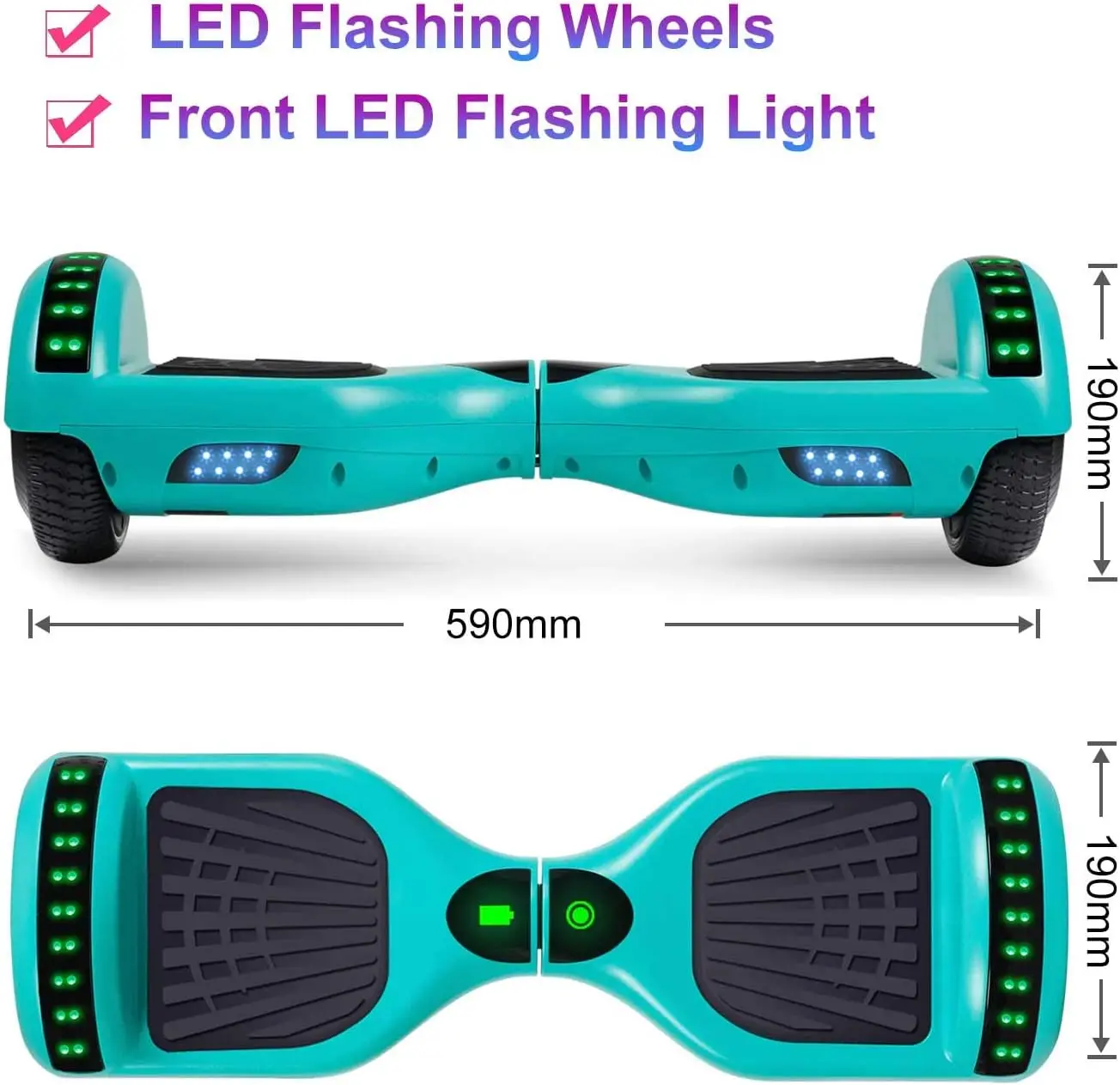 Hoverboard for Kids Ages 6-12, with Built-in Bluetooth Speaker and 6.5