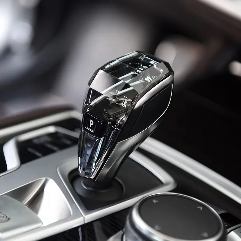 Crystal Gear Shift Lever Knob Set For BMW 5 Series G30 G32 G01 G08 7 Series G11 G12 F10 F20 F30 F32 F25 F26 X5 X6 F15 F16