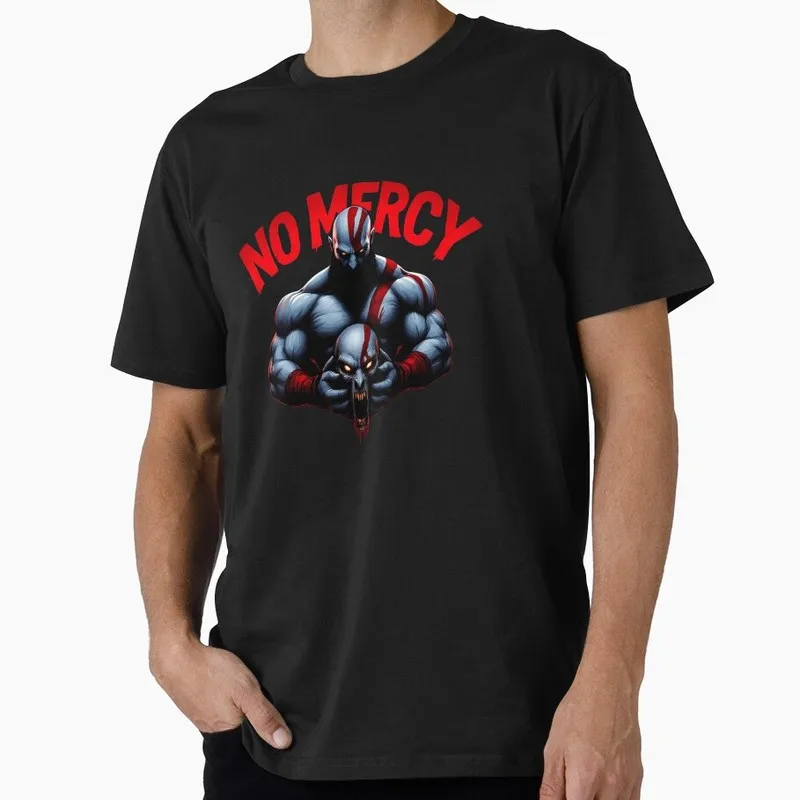 God of War Kratos T Shirt 0911 Men's Gaming Graphic Tee Spartan Warrior Ragnarok Streetwear Short Sleeve Unisex Gamer Gift Tops