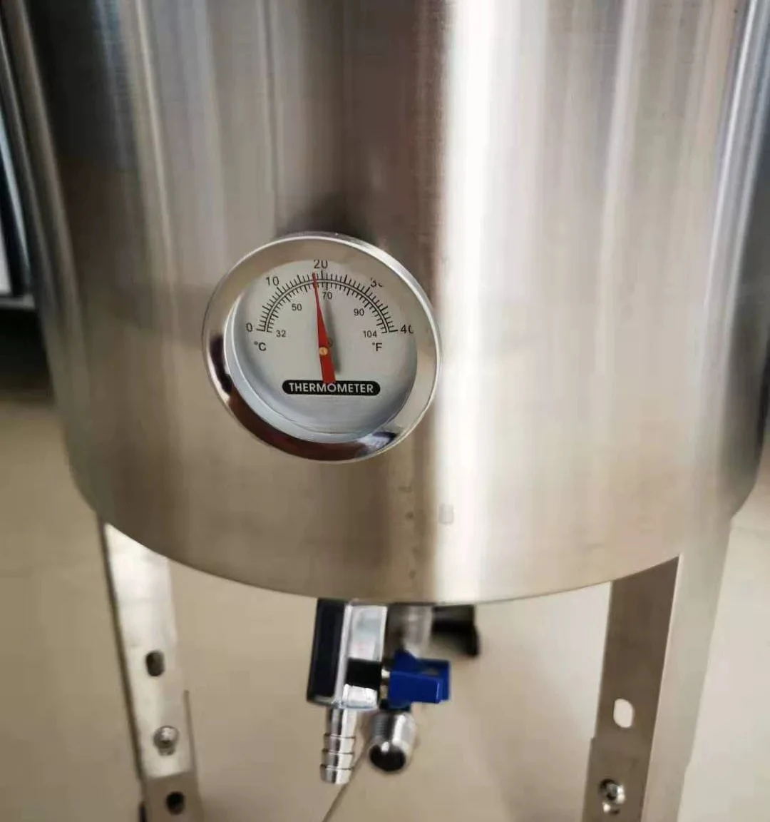 304 Stainless Steel Conical Fermentation Barrel Homebrew  Equipment Homebrew Beer Conical 30L