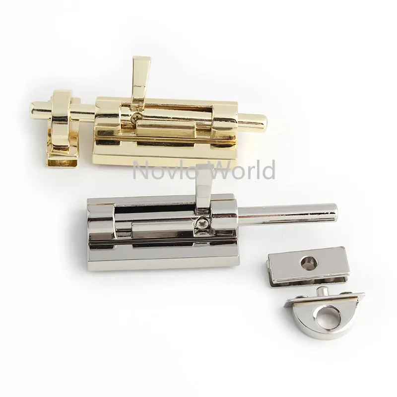 Light Gold,Silver Metal Flip Locks Clasp For Women Bags Handbags Purse Snap Lock Clip Buckle Decorative Replacement Accessories