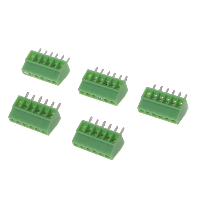 K1MF 10 Pcs 2Pin-10Pin Screw PCB Mounted Terminal Blocks Connector 2.54mm