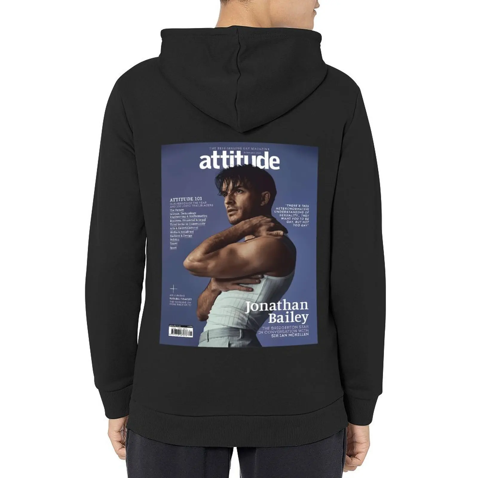 

Jo Aesthetic Cover Magazine Hoodie korean style clothes men's clothing autumn new products new in hoodies & sweat-shirt