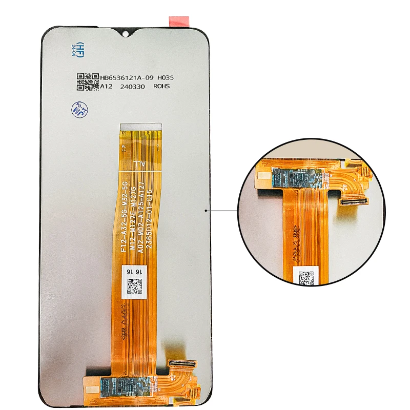 For Samsung Galaxy A12 /A127  SM-A127F/DSN   Touch Screen Digitizer For Samsung SM-A127M Framed LCD 6.5 inches