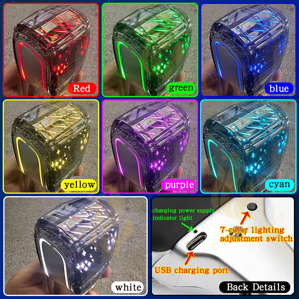 

LED LED lights Crystal Colorful for chrysler 300C Shift knob Automatic Gearbox Handles Gear Shift Knob Lever Stick Head