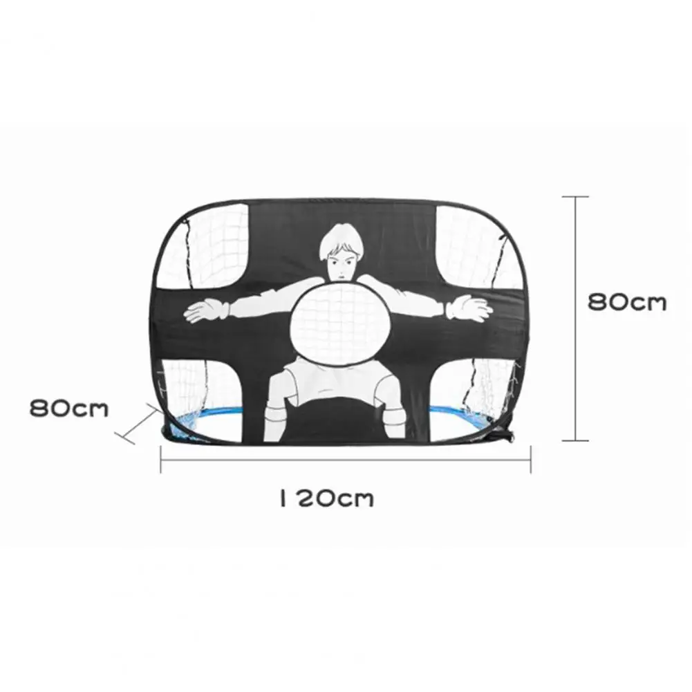 Portão resistente ao impacto do futebol, construção resistente, dobrável, boa resiliência, portátil, resistente, objetivo, fonte dos esportes