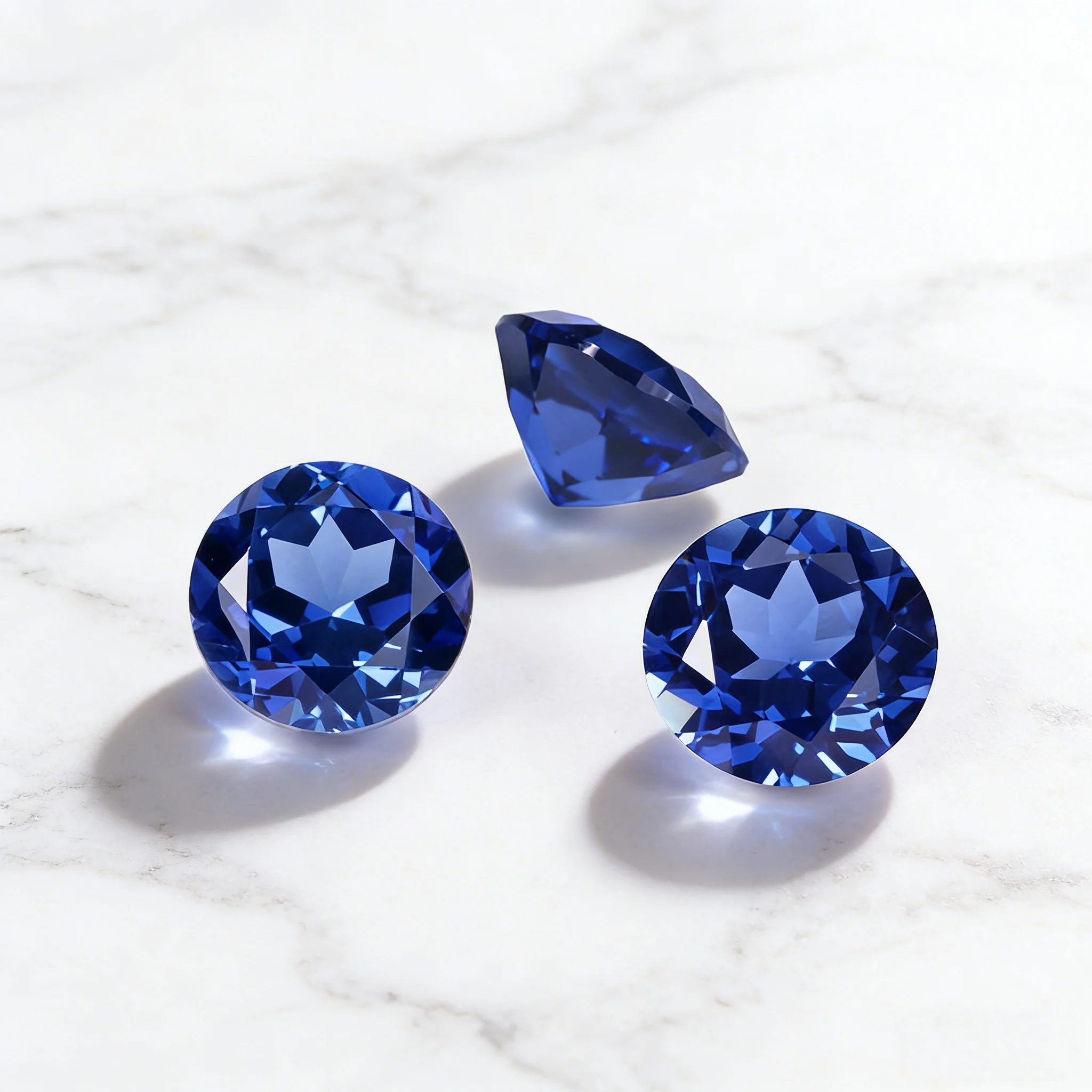Top Quality Royal Blue Lab Grown Sapphire Loose Gemstones Ideal for Artisan DIY Jewelry Making Fit for Rings Earrings Necklaces view 5