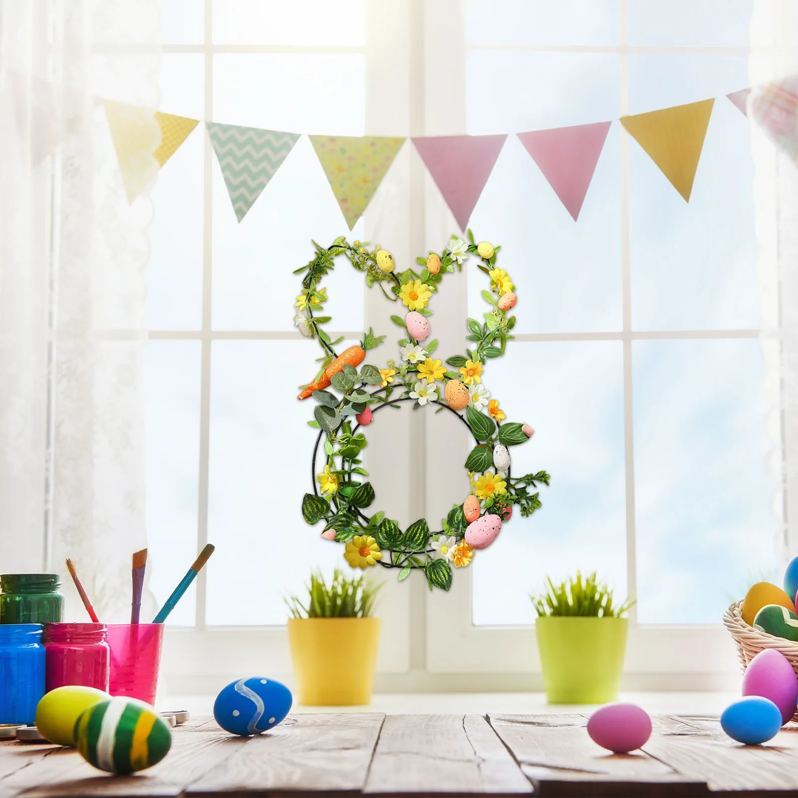 Paskalya Tavşanı Şeklinde Tel  - Wreath Form Wire incelemesi ve fiyatı