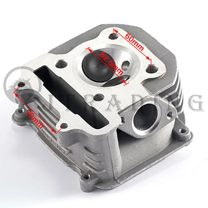 GY6 125cc 150cc Cylinder Head Assembly 52.5mm 57.4mm NON-EGR Scooter Moped ATV GO KART 152QMI 1P52QMI Motorcycle Accessories