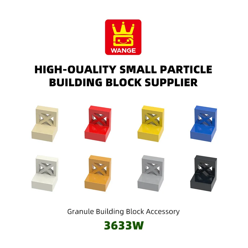 

WANGE 408 шт./лот, 3633 Вт, европейский забор типа X с 1 отверстием, свободные детали, совместимые с строительными блоками, сборка игрушек «сделай сам», хранение