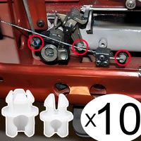 For Audi A3 8L Golf MK 4 3 2 Passat B4 Polo 6N Transporter T4 Car Front Door Lock Rod Conector Linkage Clip Interior Latch Catch