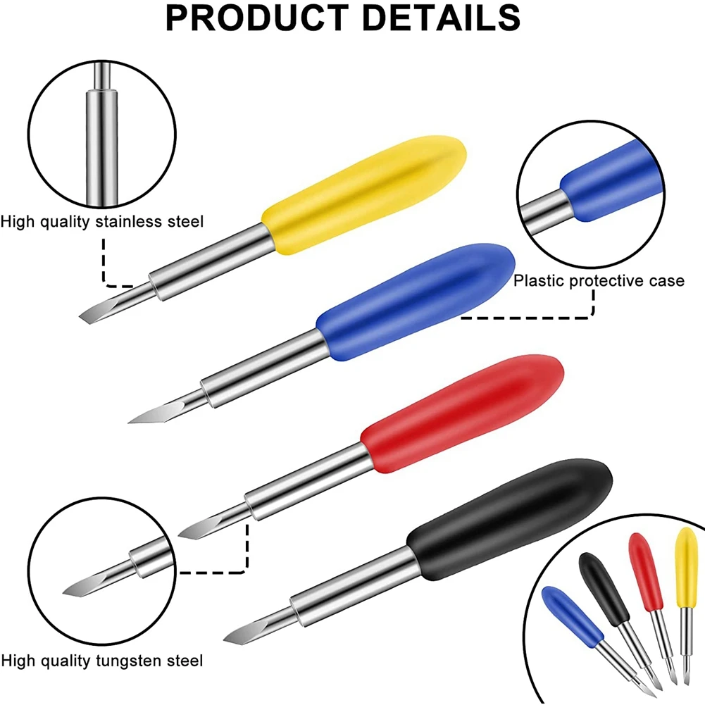 

Cutting Blades For Cricut Explore Air/Air 2 Maker Cutting Blades Fine Point Blade Tool For Vinyl Fabric Cutting Machine-A78U