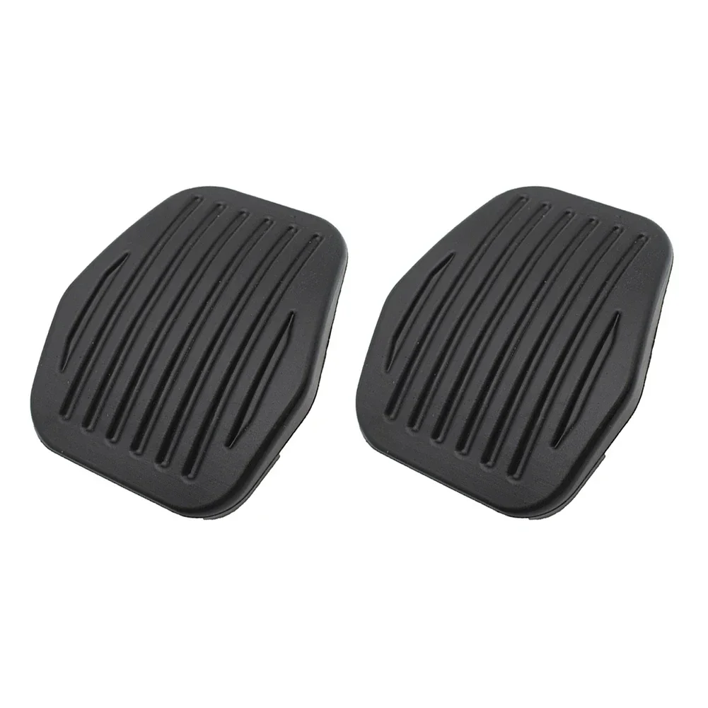 2Pcs Car Clutch Brake Pedal Rubber Pad Cover For Ford Focus 2003-2009 Brake Clutch Pedal Pad Car Accessories