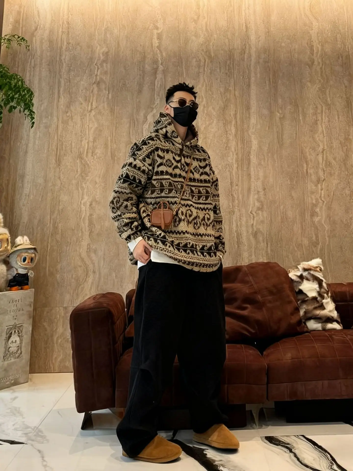 

Модная мужская теплая повседневная толстовка-куртка с капюшоном и длинными рукавами, приталенного кроя, для молодежи, на каждый день RICH Chen Fei Cai