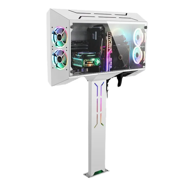 

Internet cafe e-sports hotel desktop column dual host special-shaped desktop computer chassis