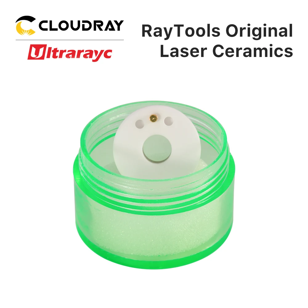 Ultrarayc Raytools originale 3D Ceramic 120515093A Dia.21.4mm 18mm filettatura M8 H12.9mm per Raytools BD04K testa di taglio Laser 3D