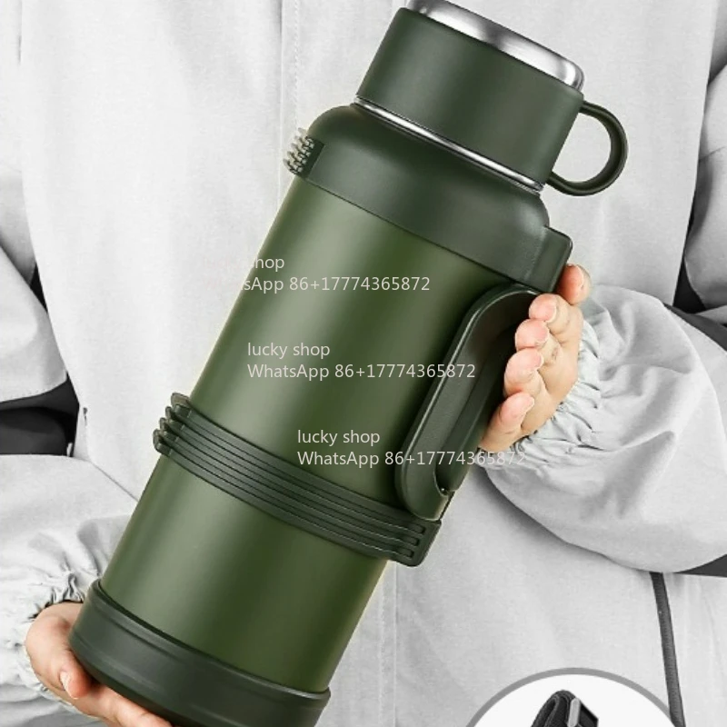 

Thermal Insulation Pot Kettle Large Capacity Stainless Steel Outdoor Cold Insulation Tea Thermos Cup