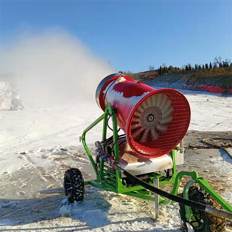 10kW 220V Automatic Ski Resort Artificial Snow Making Machine Cannon Fan Generator Shed view 6