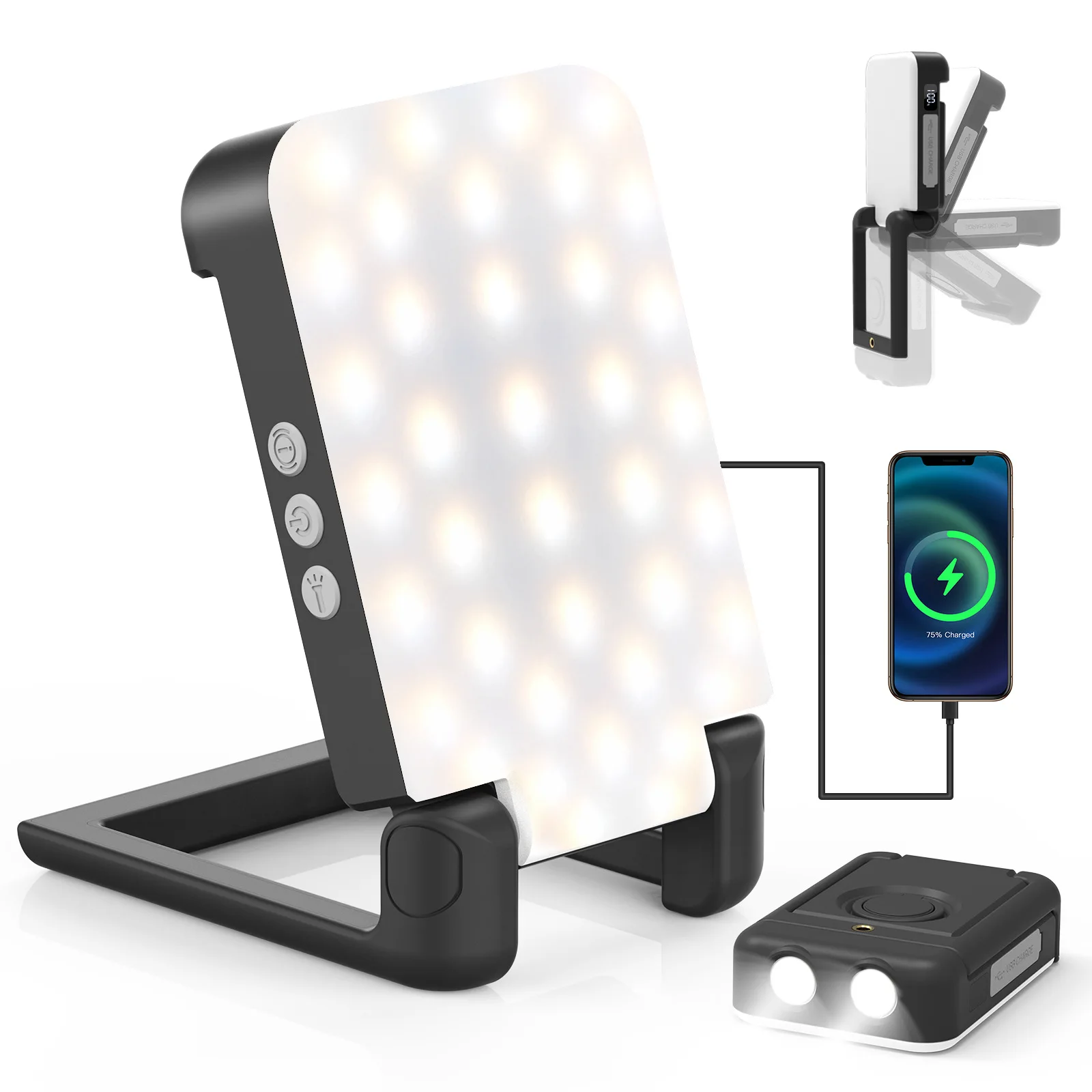 

new multi-functional outdoor camping light charging tent light emergency lighting auto repair work night light flashlight