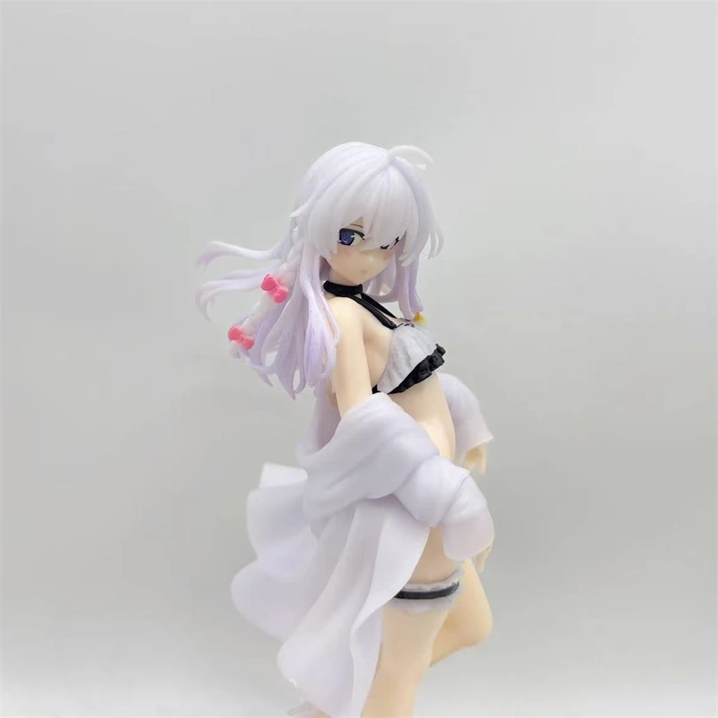 Anime  Figurine Swimsuit Seated Pose With Inflatable Ring Desk Ornament Collectible For Collectors And Teens Beach Gift