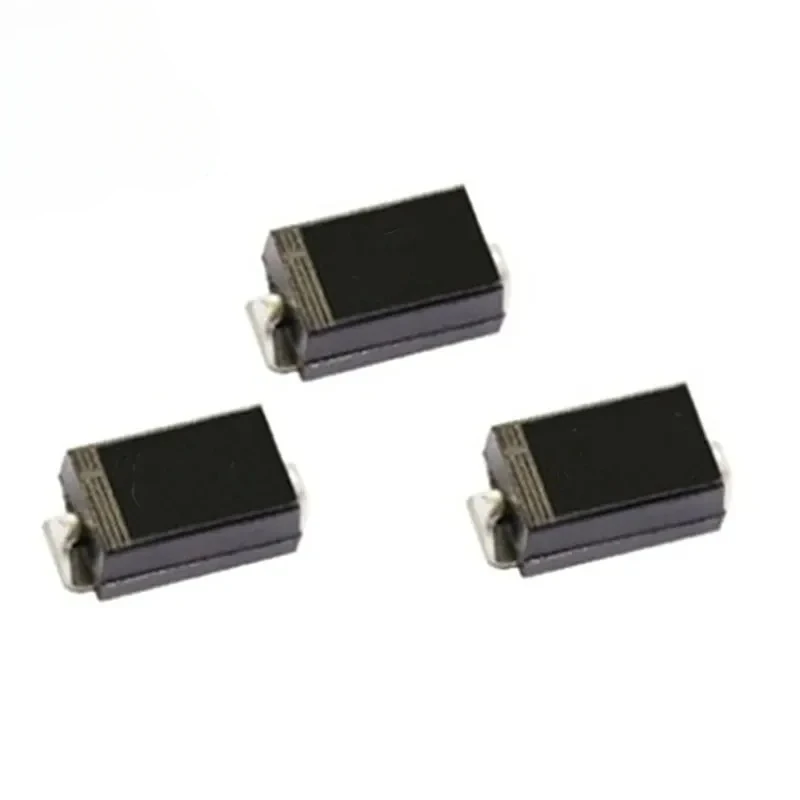 Diodo retificador rápido 50 peças smd es1g es2d es1m es2g es1j gs1m es1d es2j es3m 1a 2a 200v 400v 600v 1000v DO-214AC sma
