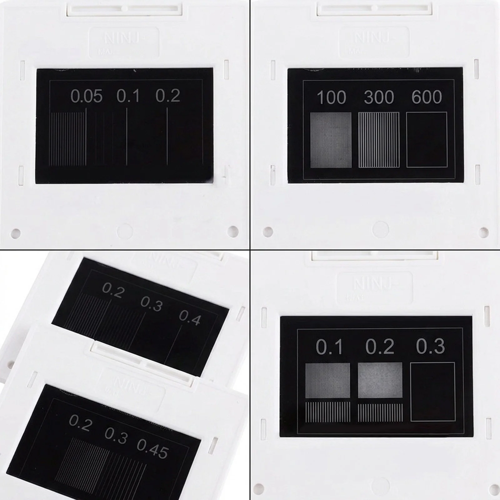 Double Slit Grating Circular Grating Set Optical Experimentation Composite Optical Grating Tools Spacing 0.2mm
