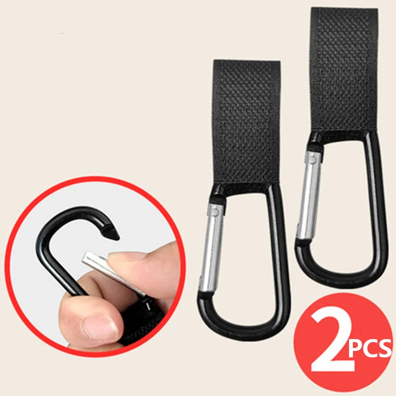 2PCS Baby Stroller Accessories Shopping Pram Hook Props Multi Purpose Baby Stroller Hook Hanger Metal Convenient Hook