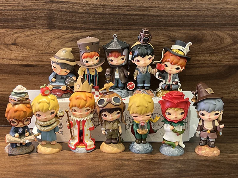 Oryginalny Popmart Hirono Le Petit Prince Seria Blind Box Torebka Niespodzianka Figurka Anime Ozdoby Kolekcja Prezent Urodzinowy dla Dzieci na Boże Narodzenie