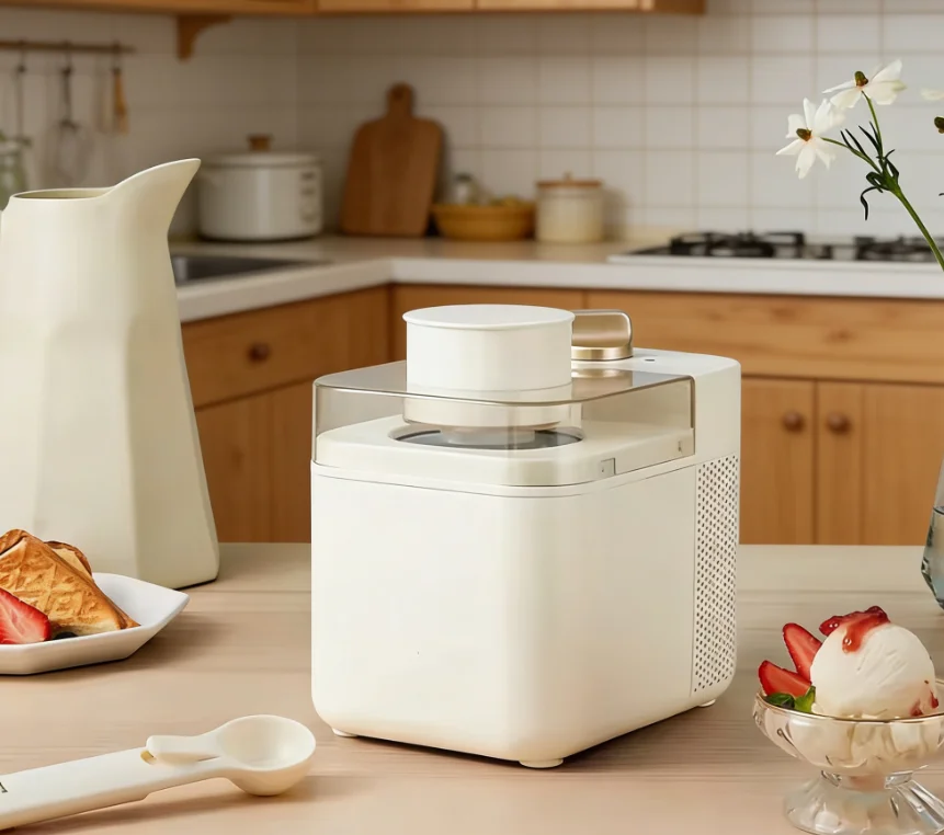 Small Household 500ml Automatic Ice Cream Maker Yogurt Sorbet Dessert Machine