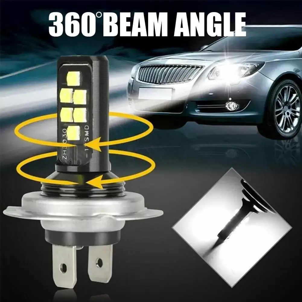 Car H7 H4combo Led Light Kit Bulbs High Low Beam 6000k Part Car Car Kit 52000lm 60w Automobiles, Lights Bulbs(led) F3q8