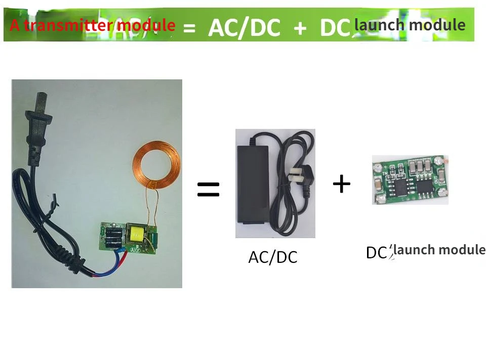 Tùy Chỉnh Sạc Không Dây/Nguồn Điện Tích Hợp Module DIY Đầu Vào AC Đầu Ra DC Phát Và Nhận Thành Phần