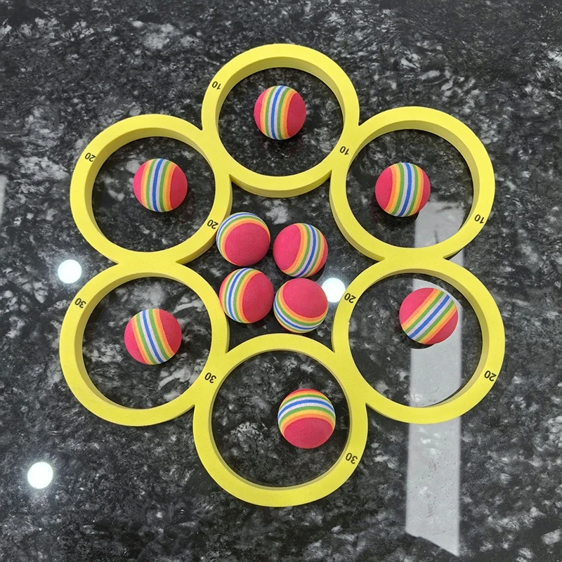 لعبة حمام السباحة الممتعة للرياضات المائية العائمة - كرة متينة من مادة EVA بلون عشوائي مثالية لـ #2