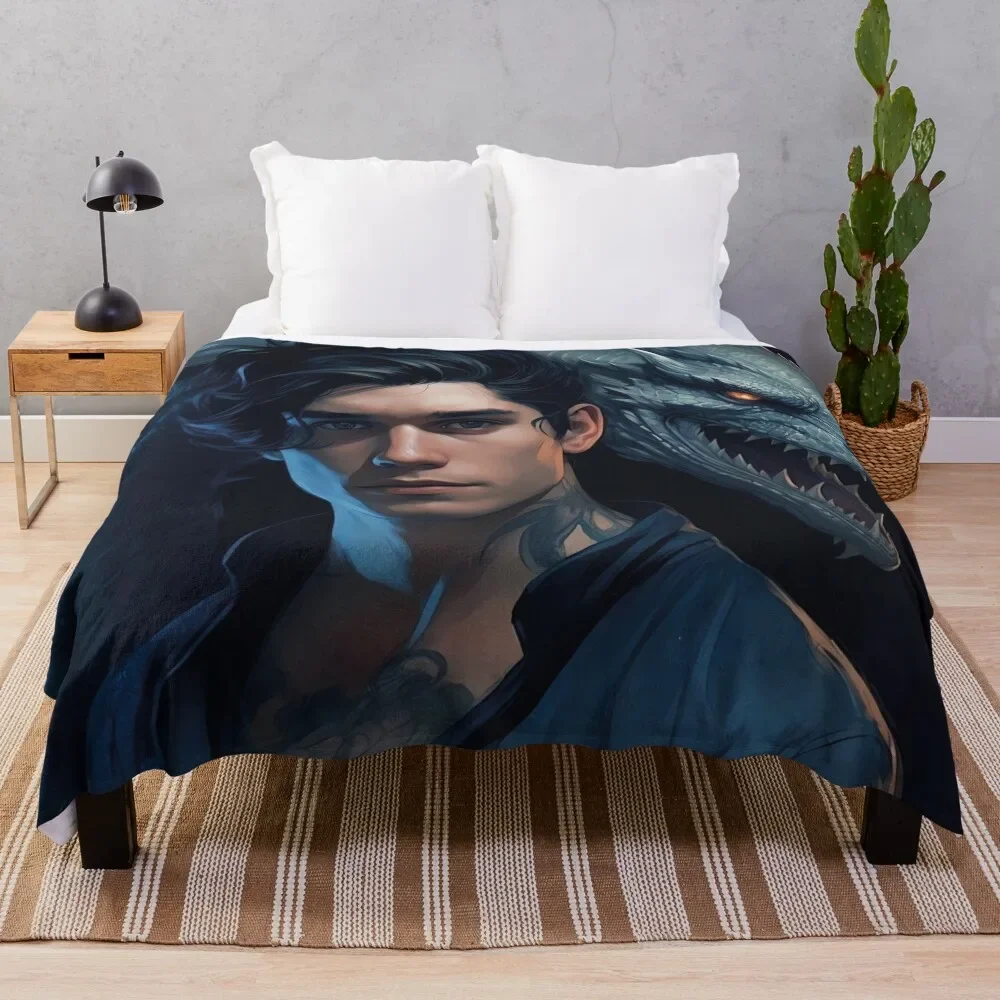 Fourth Wing Xaden Riorson Throw Blanket Warm Accent Blanket for Living Room Decoration