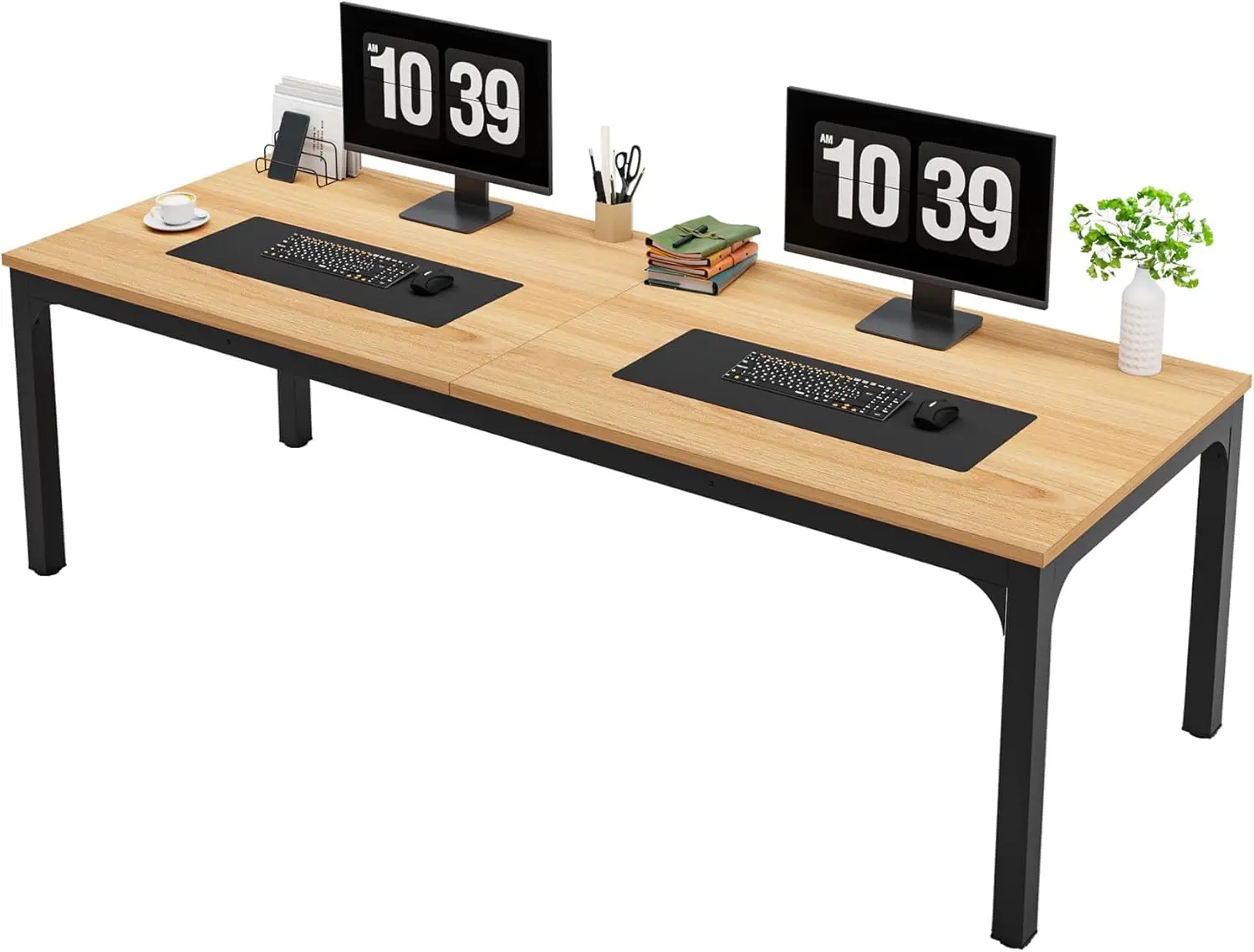 

78.7 Hes Extra Long Two Person Office Desk,Double Workstation For Home Office