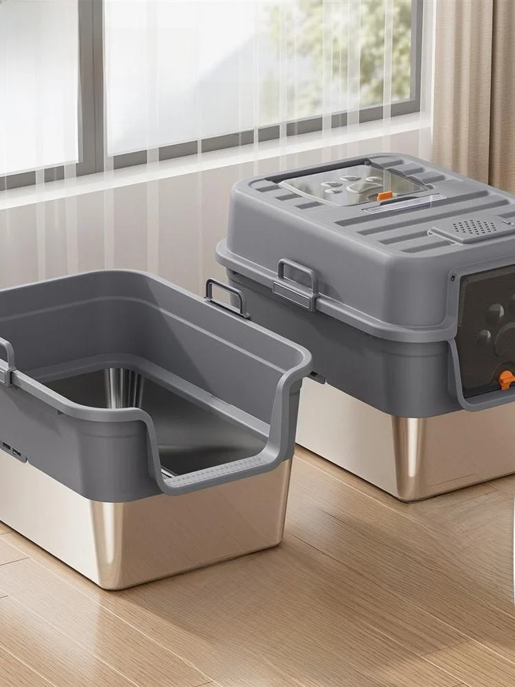 lettiera-in-acciaio-inossidabile-completamente-semichiusa-di-grandi-dimensioni-per-il-controllo-degli-odori-non-sti-bot-alta-anti-spla