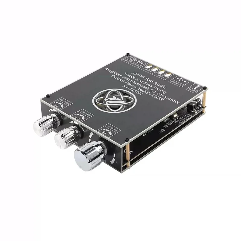 RoRuSXY-T160H Audio Digital Board 160W + 160W 2.1 Channel Bluetooth 5.0 TDA7498E XY-T160H Bluetooth Amplifier Board Module