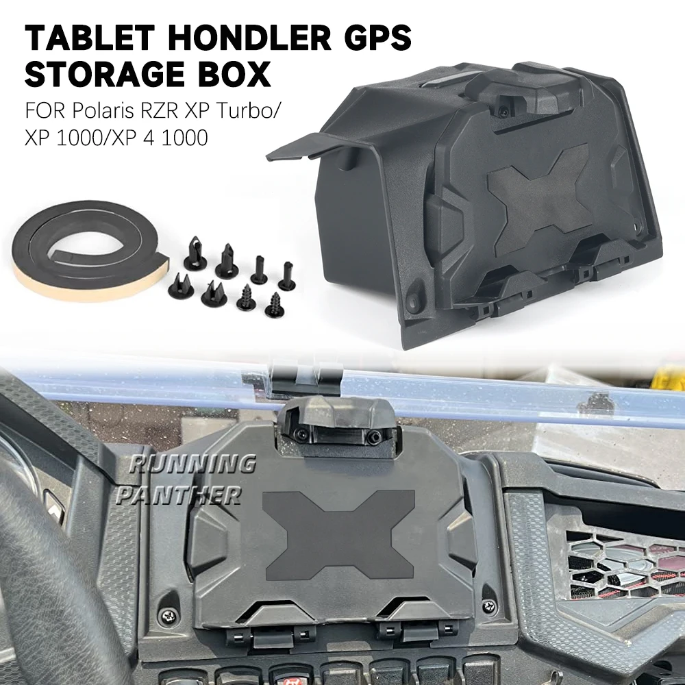 

Motorcycle Electronic Device GPS Phone Holder Tablet Storage Box Mounts For Polaris RZR XP 4 1000 XP4 Turbo S 2019-2023 2022