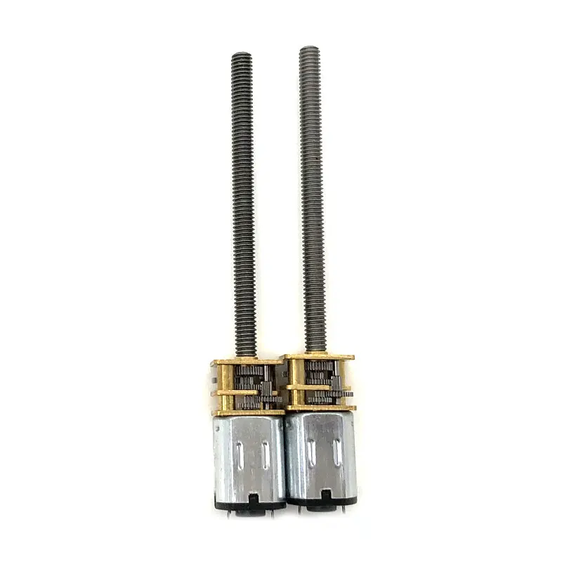 1 SZTUK GA12-N20-M4*55 Mikromotor z przekładnią metalową DC 3V 6V 12V z przedłużonym wałem gwintowanym Silniki DC 200RPM 300RPM 600RPM — zdjęcie 4