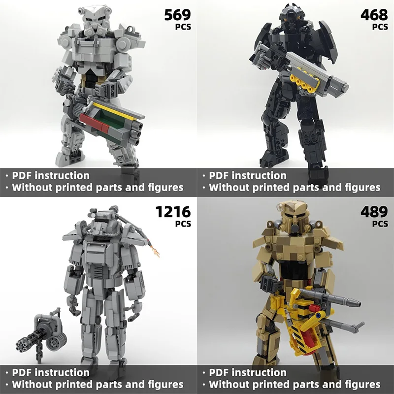 

Armored Battle Mech Sci Fi Mecha Warrior Building Blocks, Flash Sale Super Price - Falowt！