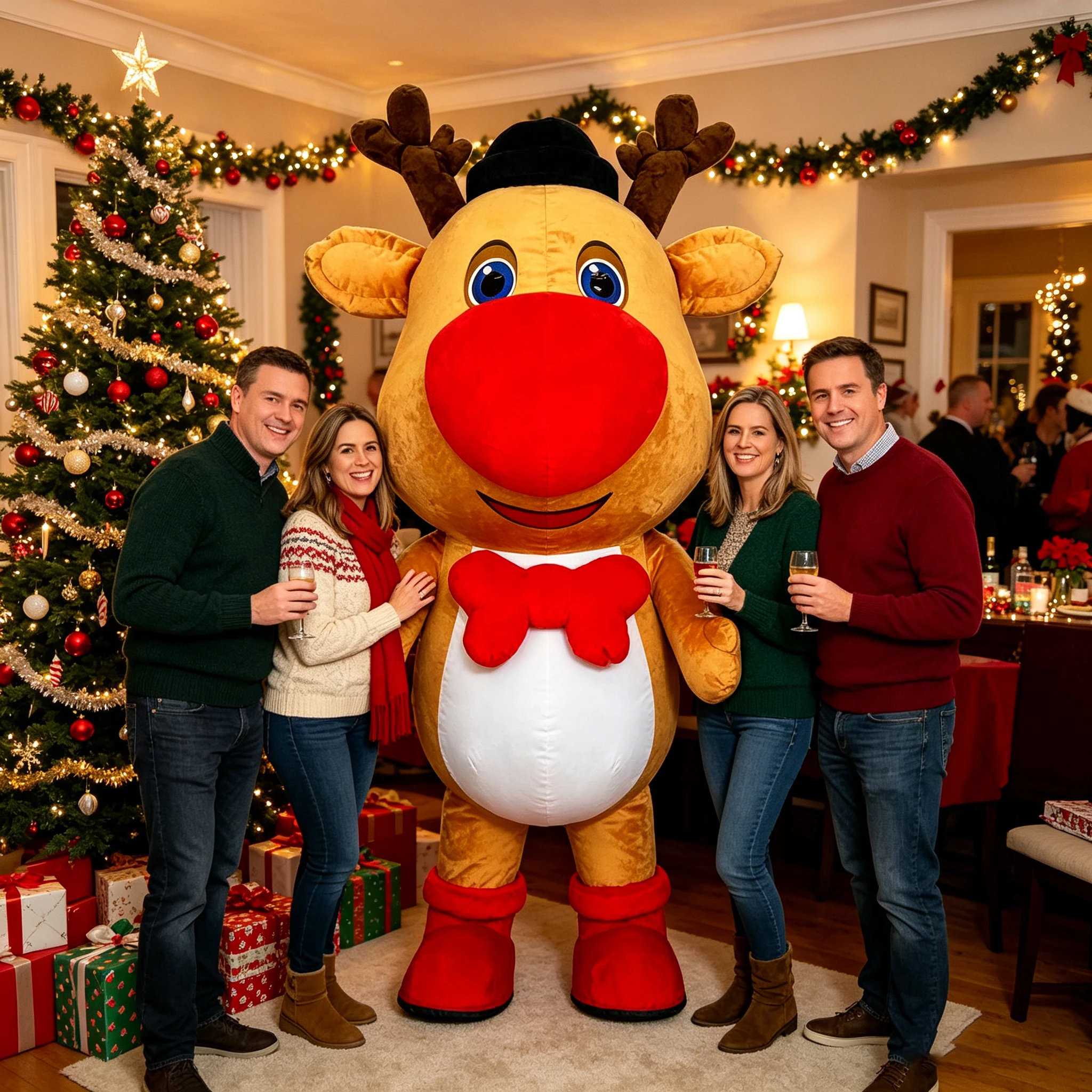 SAYGO Weihnachten Hirsch aufbl – Costumes Bewertung und Preis