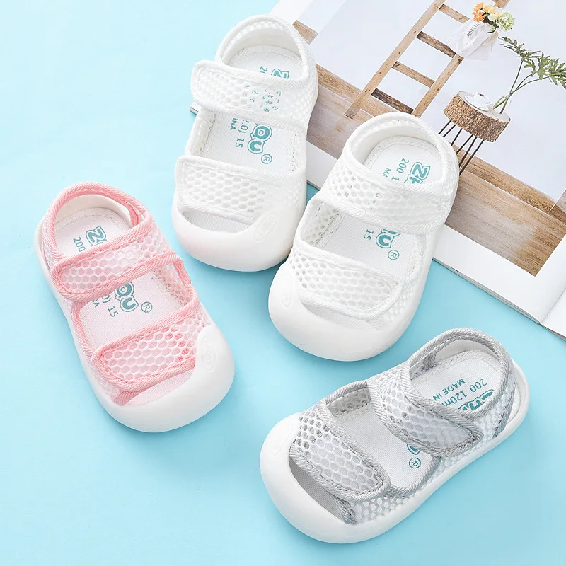 Baby Cloth Sandals Women Summer Baby Shoes New Toddler Shoes Baby Shoes One Year Old Baby Boy and Infant Mesh Surface Shoes