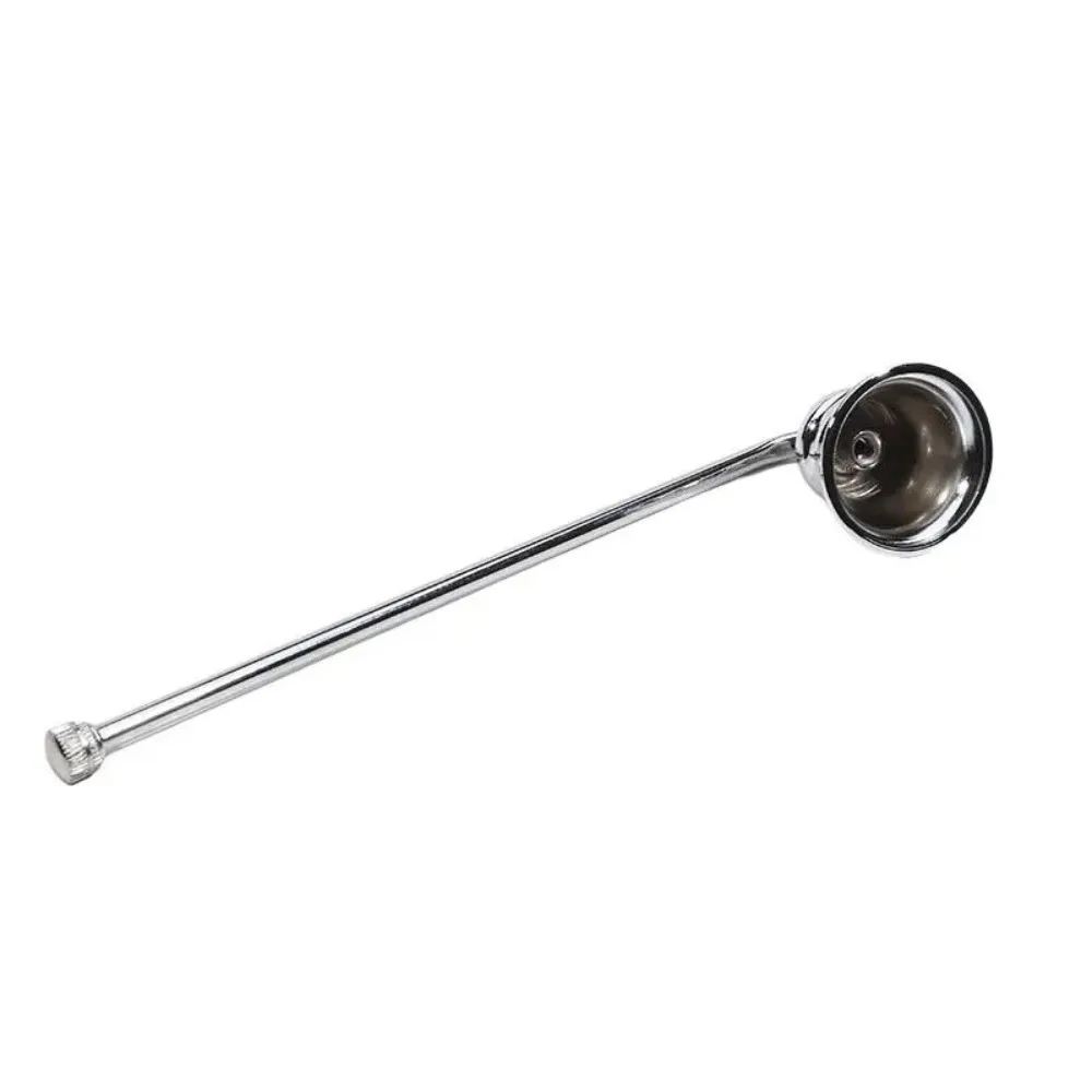 Vintage Bell-shape Candle Snuffer Gold/Black/Silver 18cm Handle Metal Wick Cover SPA Hotel