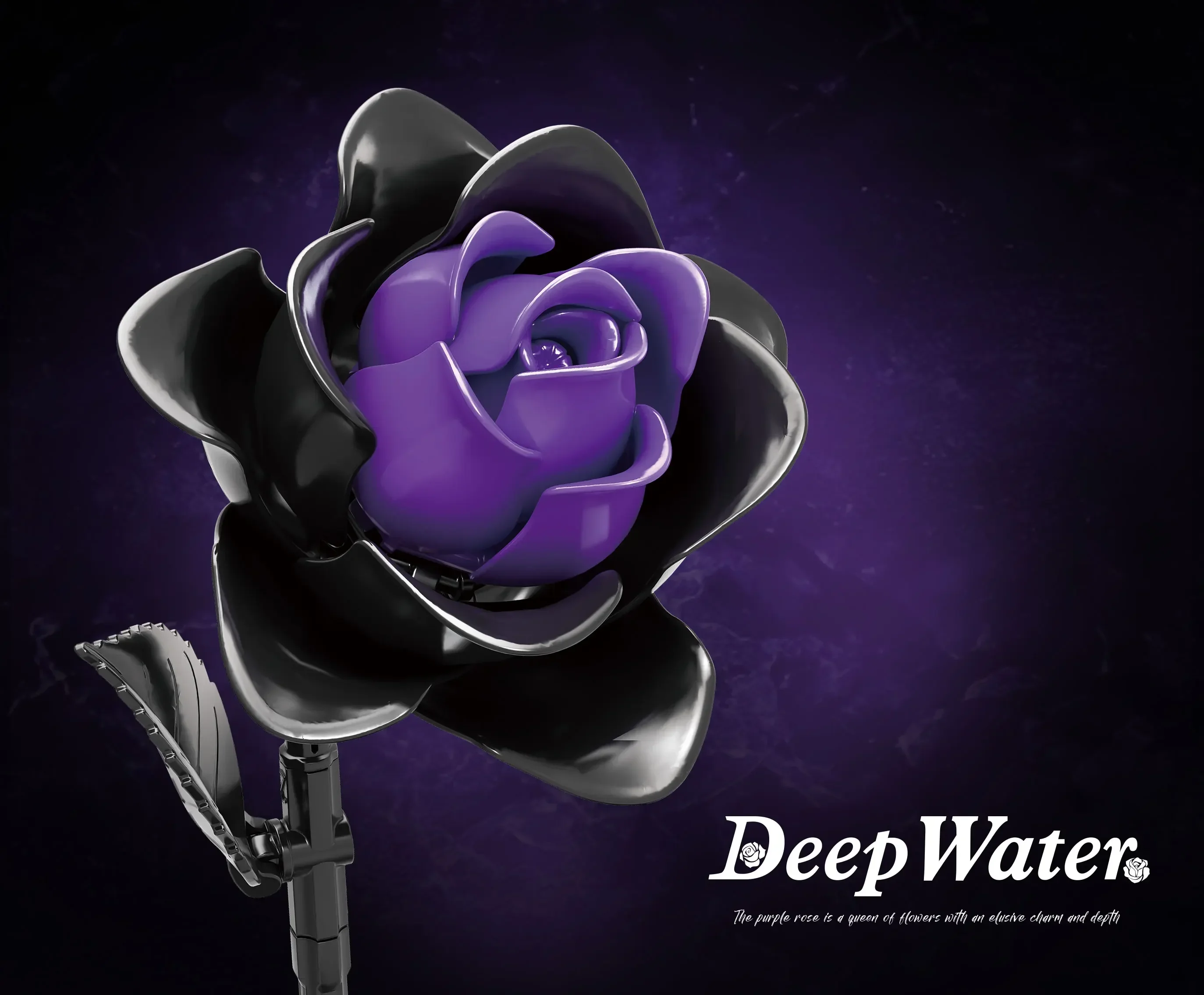 Blocs de construction gothiques à fleurs de roses violettes, 822 pièces, jouets, modèle botanique artificiel, briques, décoration de maison, cadeau de noël pour enfants et adultes