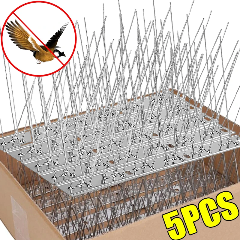 

25/33/50 см шипы для защиты от птиц из нержавеющей стали, репелленты для голубей, сдерживающие шипы для белки, птиц, крыша, забор, балкон, металлические гвозди