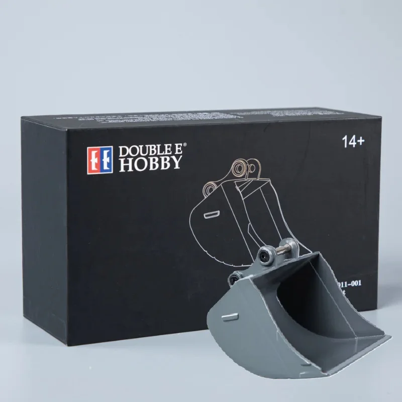 Double E EC160E Metal Quick Hitch Coupler/ Big Bucket/ Gripper/ Hammer for RC 1:14 E010 E111 Hydraulic Excavator Model