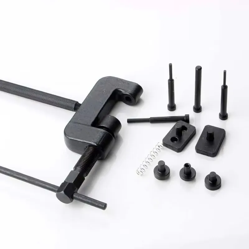 For 1Set Chain Splitter Breaker Mountainb Riveting Tool Chain Installation and Disassembly Motorcyc Bicycle Chain Repair Set